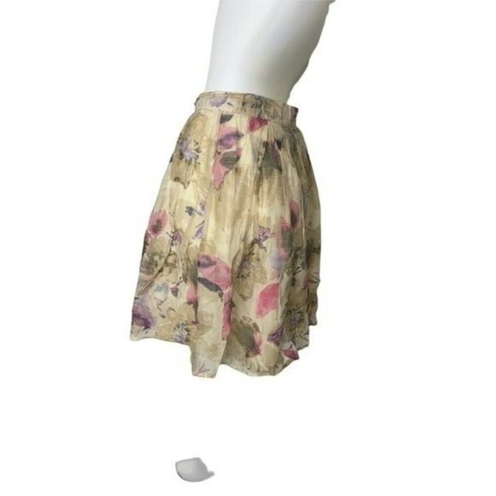 Alice Moon by Moon Collection Medium watercolor floral skirt - Picture 3 of 6